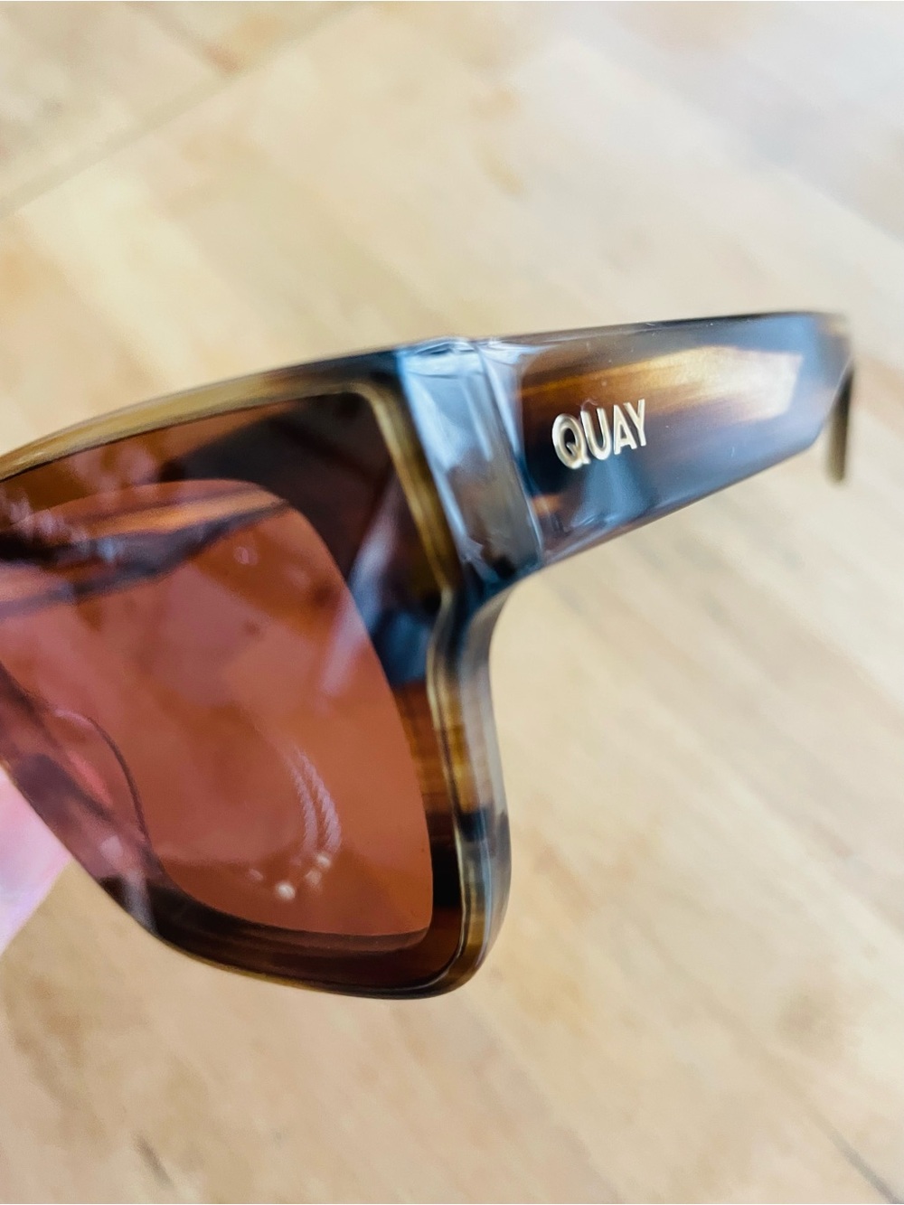 Quay Australia Sunglasses — Tortoise Brown Frame with Brown Lenses